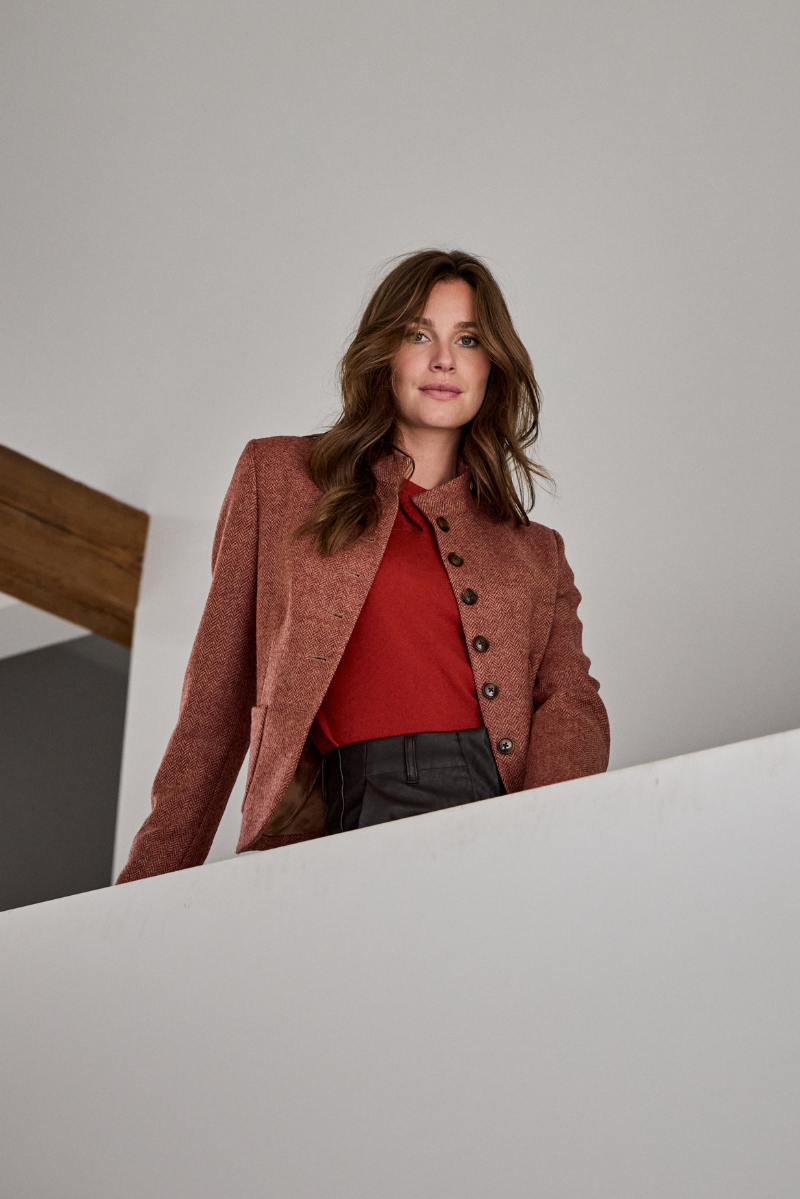 Halina Blazer Red