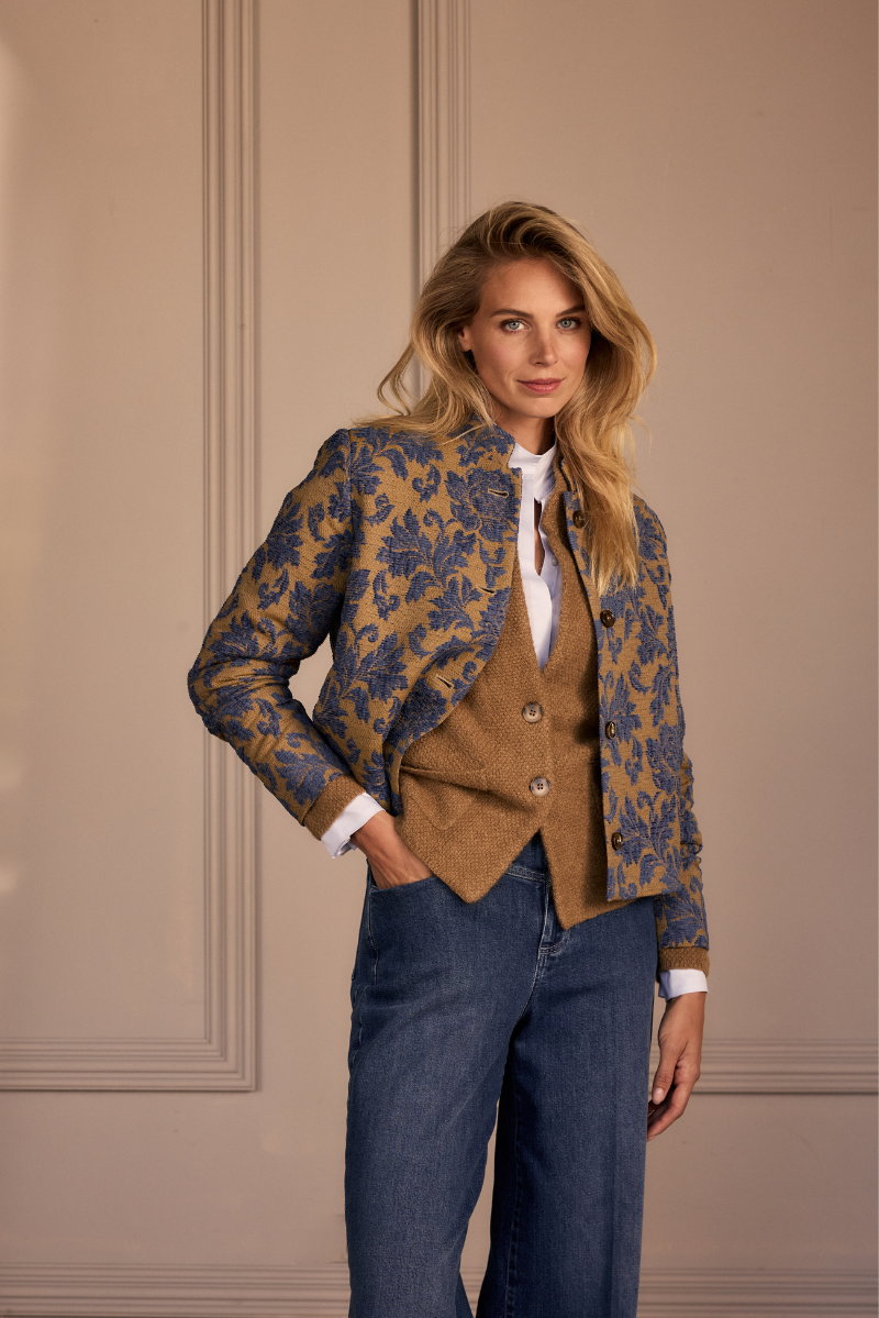 Rosie Jasje Blauw Print