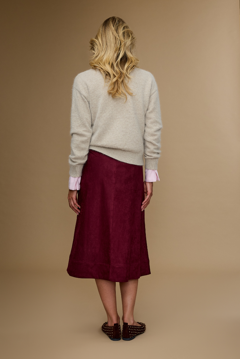 Rory Skirt Aubergine