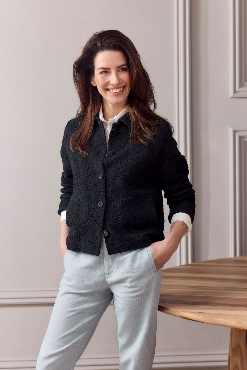 Jiana Sweatjas Marine-navy