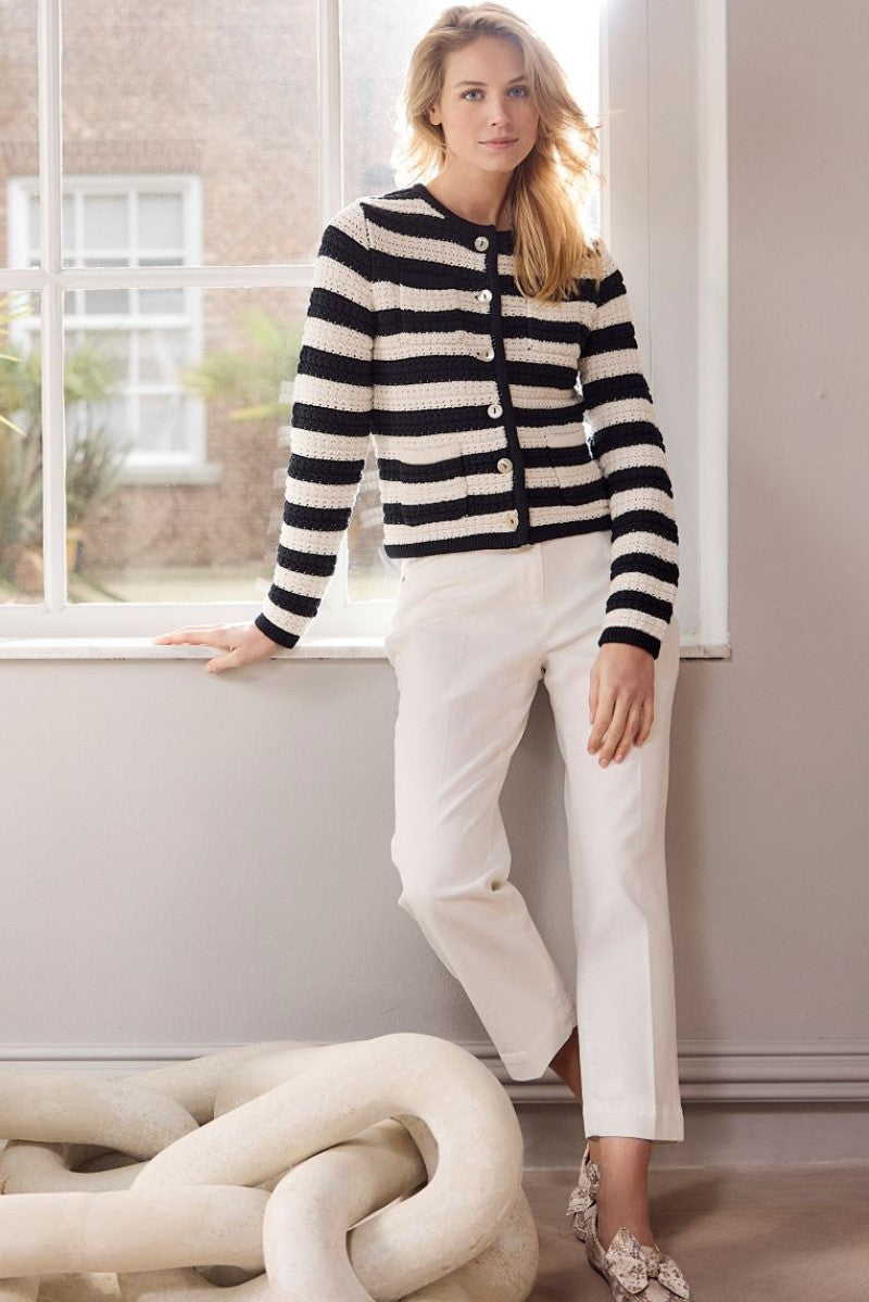 Abby Broek 7/8 Off-white