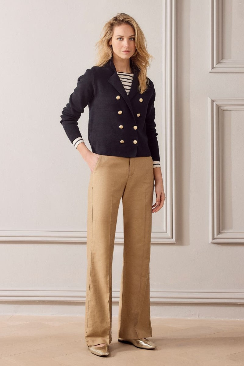 Jente Vestjas Marine-navy